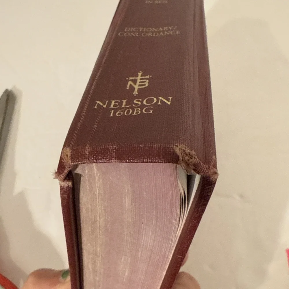Holy Bible‎ King James Version Red Letter Thomas Nelson Hardcover 1984 KJV